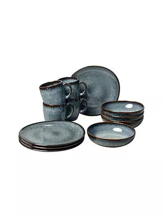 LIKE BY VILLEROY & BOCH | Set de petit-déjeuner 12 pièces Lave Gris | 